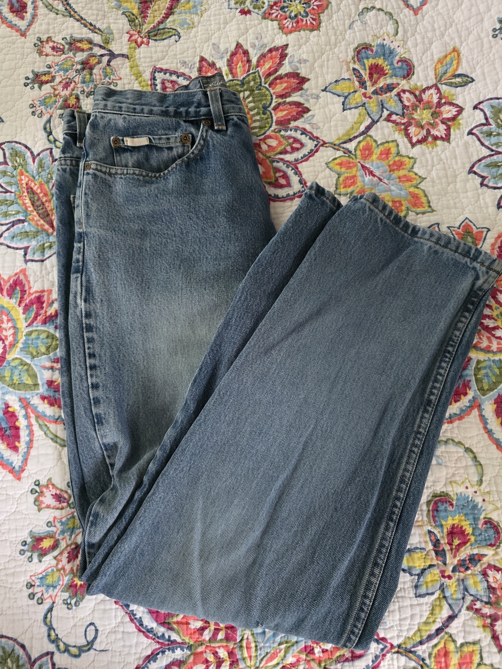 Vintage Eddie Bauer Relaxed Fit Dark Blue Denim Jeans 100% Cotton